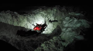 Stuck sledders rescued