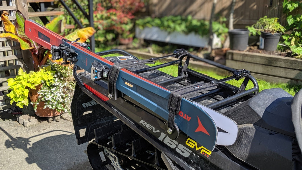 Snowmobile Ski rack holder mount fits